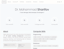 Tablet Screenshot of mahammad.info